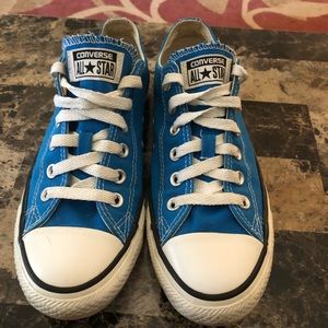 Converse All Star Low Top Sneakers Blue- Mens 6 - Womens 8